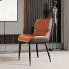 YSUEFIJO Kitchen & Dining Room Chairs, High Back PU Leather Chairs, Modern Dining Room Chairs, Kitchen Chairs with Metal Legs, Upholstered Dining Chairs for Dining Room, Kitchen, Vanity view 2