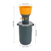 1300W Grain Mill Grinder Electric, Corn Grinder, Dry Grain Grinder Mill, 1.72 gal Funnel, with 5 Sieves + 15.85Gal Container, for Grain Wheat Corn (60L Container) view 4