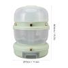 Nachukan Multi-Function Food Grade PP Material Grain Dispenser and Cereal Storage Tank - Large Capacity Rice Bucket for Household Kitchens(Double Layer) view 2