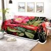 MSINMKOK Couch Cover for 3 Cushion Couch Cactus On Wood Sofa Covers Washable Couch Throw Covers Pet Friendly Sofa Slipcover Durable Furniture Couch Protector 91''x134'' view 3