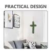 Holibanna Cross Shaped Wire Wreath Frame 3-Pack Iron Wreath Rack for DIY Crafts Christmas Easter Home Office Decoration view 3