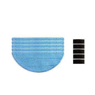 ZeAda Robot Vacuum Cleaner Parts,Mop Cloth Magic Paste Accessories,Compatible for Ilife V50 V55 V5 V5s V5s Pro V3 V3s Pro X5,Compatible for ILIFE V7 (Color : FXIL-9)