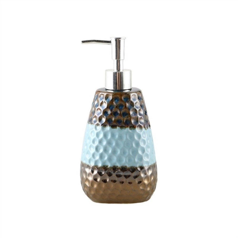 Handsoaps Dispenser Creative Shape Soap Dispenser for Lotion Massage Essential Oil Shampoo Ceramic Soap Pump Soap Dispenser Bottle for Kitchen Bathroom Kitchen Soap Dispenser