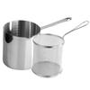 DECHOUS Multi-use Frying Basket Set Household Fryer Pot Portable Frying Pan Deep Fryer Pot Fryer Basket view 1