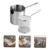DECHOUS Multi-use Frying Basket Set Household Fryer Pot Portable Frying Pan Deep Fryer Pot Fryer Basket view 4