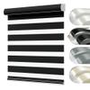 Boolegon Cordless Zebra Blinds for WindowBlack 63" Wx80 H view 1