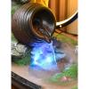 FRANCES Waterfall Indoor Water Fountain Artificial Bonsai Table Fountain with LED Lights Zen Fountain for Home Office Bedroom Desk Decoration Indoor Fountain view 3