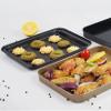 Cookie Baking Sheet, 9.5 Inch x 7 Inch Square Iron Plate with Nonstick Coating for Baking Cookie, Roast Meat, Baking Cake, Bread and other Foods (1) view 3