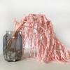 DongArts 5 Pcs Bleached Wisteria Vine Hanging Dried Flowers, Natural Preserved Hanging Amaranthus Flowers for Wedding Bouquet, Wall Home Party Decor (Romantic Pink) view 3
