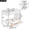 SOFTSEA Twin Over Twin Bunk Bed with Drawers and Bookcase Solid Wood Bunk Beds with Safety Guardrails for Kids, Teens, Juniors, No Box Spring Needed view 2