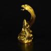 Brass Snake Statue Cobra Home Porch Wine Cabinet Table Decoration Fortune Gathering Snake Zodiac Snake view 4