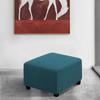 Stretch Ottoman Cover Round Footstools Covers Velvet Jacquard Foot Stool Large Ottoman Slipcover,Anti-Slip Foot Stool Furniture Protector with Elastic Bottom for Living Room Bedroom ( Color : #36 , Si view 2