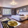 3D Retro Tiles Marble Area Rugs, Luxurious Golden Circle Lines Rough Pattern Bedroom Rug, Large Area Rug Fuzzy Plush Soft With Backing Apply to Office Family and Pet Farmhouse,68ft/180*240cm view 4