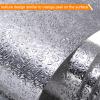HARFINGTON Silver Peel and Stick Countertops 23.6"x197" Self Adhesive Aluminum Foil Kitchen Backsplash Contact Paper for Kitchen Countertop Drawer Shelf Liner view 3