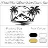 CozyNest Interiors Metal Palm Tree Wall Art, Black, 29" x 18", Modern Tropical, Vertical, Indoor, Living Room, Bedroom, Study Room view 4