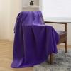 CAI TENG Fleece Throw Blanket Pack of 6 Blankets Bulk for Couch Bed 50x60 Kids Blanket Polar Fleece Fabric Soft Cozy Travel Blankets Lightweight Small Throws Baby Wedding Gifts Yard Purple view 2