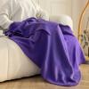CAI TENG Fleece Throw Blanket Pack of 6 Blankets Bulk for Couch Bed 50x60 Kids Blanket Polar Fleece Fabric Soft Cozy Travel Blankets Lightweight Small Throws Baby Wedding Gifts Yard Purple view 3