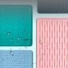1PCS Square Dish Drying Mat,Silicone Drying Pad Table Mat Placemat Anti-Slip Cushion Pad for Kitchen(S,Apricot) view 4