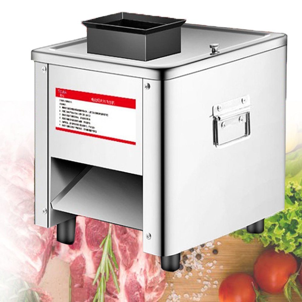 Meat Cutter Slicer Meat Cutting Machine 850w Home Commercial Electric Stainless Steel Chicken Fish Beef Meat Vegetable Slicer For Home Kitchen Use Restaurant Deli,7.0mm