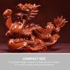 BESPORTBLE Chinese Dragon Statue Fengshui Dragon Statue Chinese Zodiac Characters for Table Decor Car Decoration view 2