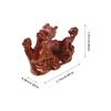 BESPORTBLE Chinese Dragon Statue Fengshui Dragon Statue Chinese Zodiac Characters for Table Decor Car Decoration view 4