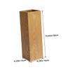 Zerodeko Wooden Umbrella Stand Bucket with Newspaper Tray Freestanding view 2