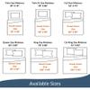 1000 Thread-Count 100% Egyptian Cotton 3 Piece Duvet Cover and Pillow Shams, Premium Hotel Comforter Quilt Cover Sateen Weave with Zipper Closure, Corner-Ties - Full, Taupe view 3
