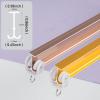 Hospital Curtain Track System RV Curtain Bendable Curtain Track Hospitals Clinics Room Divider, Ceiling/Wall Mount White Curtain Rail Rod for Rvs, L Shape/U Shape/Bay Windows ( Color : Ceiling Mount , view 3