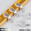 Hospital Curtain Track System RV Curtain Bendable Curtain Track Hospitals Clinics Room Divider, Ceiling/Wall Mount White Curtain Rail Rod for Rvs, L Shape/U Shape/Bay Windows ( Color : Ceiling Mount , view 4