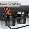 Dxcaicc Kitchen Organizers and Storage,Wall Mount Utensil Rack with Hooks,Spice Hanging Utensil Holder,Storage Shelves for Seasoning,Cookware,Cutlery,Towel,50cm/19.6in view 3