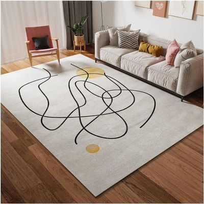 Heated Floor Mats Carbon Crystal Heated Floor Mats with Timer and Temperature Adjustable Heated Area Rug Electric Heated Carpet Easy to Care Fashion