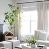 TWOPAGES Linen Roman Shades for Windows Custom Cordless Blinds for Indoor Windows,French Doors,Bedroom, Living Room, Bathroom(Beige White, Custom Made) view 3