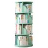 GAMAK Rotating Bookshelf 4 Tier for Small Space, Tall Narrow Bookcase Modern Special Bookshelf Tower Visible Display Shelf for Home Office Living Room Bedroom (Color : Green) view 1