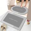 Absorbent Bath Mat Quick Drying Bathroom Rug Entrance Doormat Floor Mats Toilet Carpet Home Decor,C,40x60CM,1 view 3