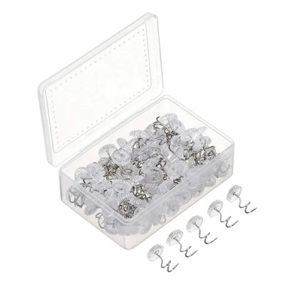 The Perfect Part Upholstery Tacks  50 Pcs Small Nails to Tack Cloth, Upholstery Tacks Pins or Holders for Furniture, Bed Skirt, Chair Cloth, Carpet & Slipcovers, Decorative Upholstery Tacks or Nails