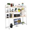 Desktop bookshelf 3 Tier Desktop Bookshelf For Computer Desk - Adjustable Desk Bookcase, Multipurpose Countertop Hutch Bookshelf, Freestanding Storage Display Rack Shelf, For Dorm/Office Desktop Organ view 1