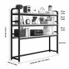 Desktop bookshelf 3 Tier Desktop Bookshelf For Computer Desk - Adjustable Desk Bookcase, Multipurpose Countertop Hutch Bookshelf, Freestanding Storage Display Rack Shelf, For Dorm/Office Desktop Organ view 3