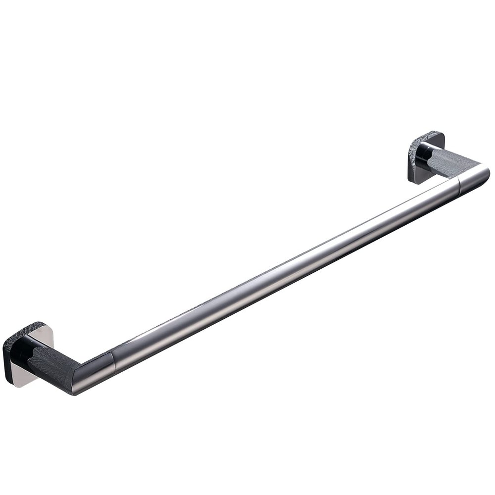 CETEOR Hand Towel Holder,Bathroom Towel Holder, Towel Bar Rail-60 cm/23.6in,Square Towel Bar Bail Rack Bathroom or Kitchen Accessory,Screws Mounting,(Silver,All Copper)