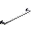 CETEOR Hand Towel Holder,Bathroom Towel Holder, Towel Bar Rail-60 cm/23.6in,Square Towel Bar Bail Rack Bathroom or Kitchen Accessory,Screws Mounting,(Silver,All Copper) view 1