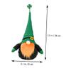 PRETYZOOM Gnome Doll for Patrick's Day Home Decor Adorable Irish Decoration Bright Colors for Festive Table Settings and Holiday Celebrations view 3