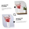 PRETYZOOM Artificial Wintersweet Branch Fake Flower Decor for Wedding Prop Home Hotel Dining Table Adornment view 3