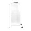 Efavormart 5-Tier Clear Acrylic Champagne Wall Glass Holder  5ft Stemware Rack Holds 40 Flutes  Elegant Drink Display & Organizer for Weddings, Cocktail Parties, Bars, Events & Celebrations view 3