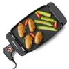 Elite Gourmet EGR8152 Electric 9.75" x 7" Personal Compact Griddle, Cool-touch Handles Non-Stick Surface, Removable/Adjustable Thermostat, Black view 1