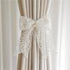 2Pcs Curtain Tiebaautiful Bow Lace Holder Hook Buckle Clip Pretty and Decorative Home Accessorie view 4