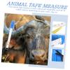 COHEALI Goat Measuring Tape Animal Weight Measuring Tape Acrylic Durable Pig Cattle Body Waist Measurement Tool Portable 2.95 Inch Blue view 2