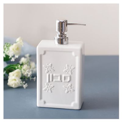 Handsoaps Dispenser Ceramic Push-Type Bathroom Soap Dispenser, Kitchen Soap Dispenser, Household Soap Dispenser, Bathroom Bottling, Suitable for All Kinds of Liquids Kitchen Soap Dispenser (Color : B