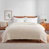 Arkwright Basket Weave Twin Blanket - Case of 4-100% Ringspun Cotton All Season Blankets, Luxury Hotel Quality, Soft on Skin, Breathable, 300 GSM for Bed, Sofa, and Chair, 68 X 90 in, Beige view 3