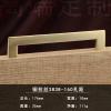 NALsa Door Handles Zinc Alloy Kitchen Chinese Cabinet Solid Drawer Knobs Fashion Furniture Hardware 1Pcs (Color : Gold 160mm) view 2