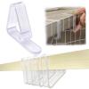 16 Upgraded Tablecloth Clips,Thicker Wider Clear Tablecloth Clips,Plastic Table Cloth Hold Down Clips Table Cloth Holder Cover Clamps for Restaurant Picnics Marquees Weddings Graduation Party. view 1