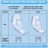 16 Upgraded Tablecloth Clips,Thicker Wider Clear Tablecloth Clips,Plastic Table Cloth Hold Down Clips Table Cloth Holder Cover Clamps for Restaurant Picnics Marquees Weddings Graduation Party. view 2